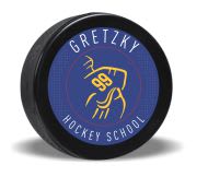 Customized hockey puck logo