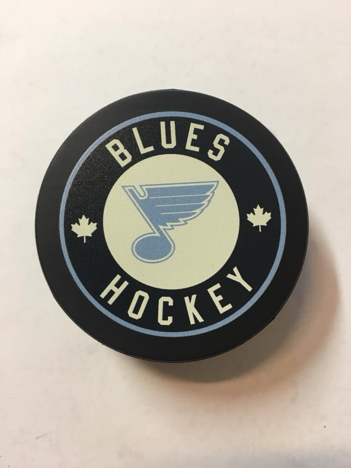 Custom-hockey-puck-Calgary