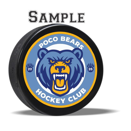 Custom hockey pucks
