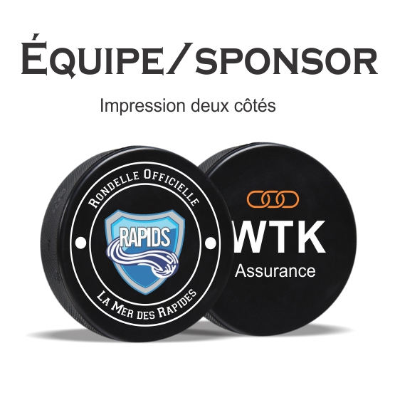 Rondelles de hockey personnalis�es