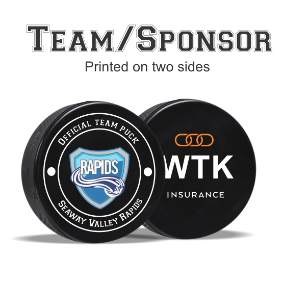 Personalized hockey puck