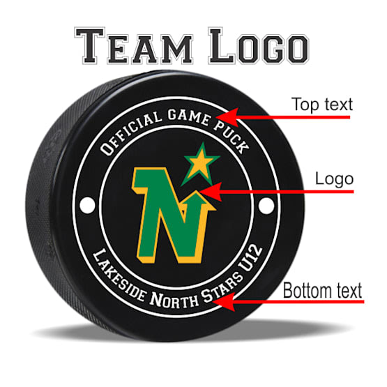 Personalized hockey puck