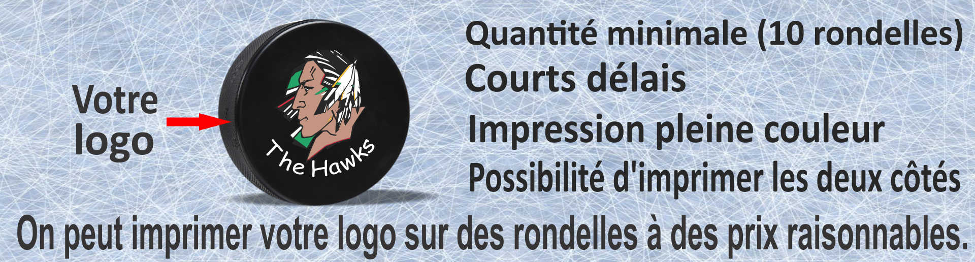 Rondelles avec votre logo